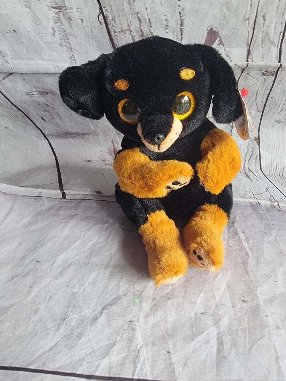 Ty Beanie Baby Bellies RANDI the Rottweiler Dog (6 Inch) Stuffed Plush Toy New